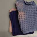 sea me at home Waffle Washcloths Set, 100% Turkish Cotton (Mixed)