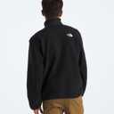 The North Face Boys' Yumiori Full Zip Jacket - Lightweight Fleece Coat, Open Hand Pockets, 2 Embroidered Logos, TNF Black, Large