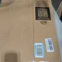 Bemis 500EC Durable Wood Toilet Seat with Easy Clean Hinges, Made in USA, Round, Almond