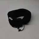 Travel Pillows for Airplanes, Airplane Pillow for Long Flight, Airplane Head Strap with Eye Mask for Sleep, Travel Neck Pillow for Car Road Trip, 360 Support Headrest, Stop Bobblehead, Black