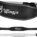 Women's Leather Lumbar Gym Belt for Heavy Lifting - 6.8mm Thick Weight Lifting Belt with Back Brace SupportWomen & Men, Squat Belt for Squats, Deadlifts & Strength Training (3 Sizes (S/M/L)