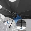 JOYTUTUS Windshield Sun Shade Umbrella, Fit for Ford 2015-2025 F150 F250 F350, with 360 Rotation Bendable Shaft, Titanium Silver Coating for UV Ray Block, Car Front Window Sun Shade Keep the Car Cool