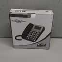 TelPal Corded Big Button Telephone for Elderly Caller ID Landline Phones for Seniors Amplified Telefonos Home Phone for Old People with Speaker and Easy to Read Numbers (Black)