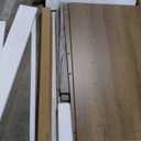 Rectangular retractable dining table, suitable for people aged 6-10, with a wooden black effect of 160-200cm