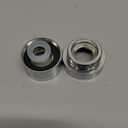 homeemoh Round Pipe Cover Decoration 304 Stainless Steel Escutcheon Plate Decorative Pipe Cover Set, Adjustable Height 20-43cm (Silver,2pcs)