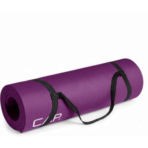 CAP Barbell 1/2-Inch High Density Exercise Yoga Mat with Strap, Wine, 68"L x 24"W x 0.5"Th