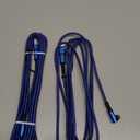 JSAUX 100W USB C Cable [2-Pack 10FT], Right Angle Fast Charging Cord with USB A to C Adapter for iPhone Air/iPhone 17/ iPhone 17 Pro/iPhone 17 Pro Max, iPhone 16/15, Samsung, MacBook, iPad - Blue