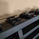 IRIS USA 24" 6-Panel Pet Dog Puppy Playpen with Door, for Puppy Small Dogs Keep Pets Secure Easy Assemble Easy Storing Customizable Non-Skid Rubber Feet, Foldable, Black