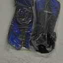 Greatever Snorkel Fins Adjustable Buckles Open Heel Swim Flippers Travel Size Short Swim Fins for Snorkeling Diving Swimming Adult Men Womens (L/XL(Adult US Size 9-13), Blue)