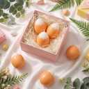 Conelist 12 Pcs Easter Eggs Candles 1.9'' x 2.3'' Colored Egg Shaped Votive Candle Smokeless Tealights for Easter Party Decorations Table Home Gift Supplies (Classic,Brown)