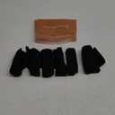 INNERSY Womens Underwear Cotton Hipster Panties Regular & Plus Size 6-Pack,L, Black