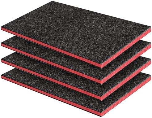 2PCS 23.5" x 15.7" x 1" Tool Box Foam Easy Cut Tool Foam Organizer High Density Polyethylene Shadow Foam Toolbox Foam Inserts for Toolbox Wardrobe Cabinets Crafts