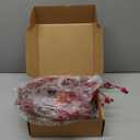 Fudios Lighted Red Berry Garland with Timer 120 LED 6FT Battery Operated USB Plug in,Lit Christmas Garlands Lights for Home Mantle Inside