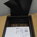 Ceetug Under Kitchen Sink Organizers and Storage Pull Out 2 Tier Metal Bathroom Cabinet Organizer (Black, 2 Pack)