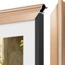 TV Frames 55" Deco Only for Samsung The Frame TVs, Alloy Bezel Modern & Minimalist Styles, Easy Installation, Interchangeable Bezels for Home Decor (Fits 2021-2026 Frame TVs)