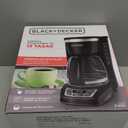 BLACK+DECKER 12-Cup Digital Coffee Maker, Programmable, Washable Basket Filter, Sneak-A-Cup, Auto Brew, Water Window, Keep Hot Plate, Black