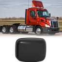 Pair Chrome Hood Mirror Cover Fit 2008-2017 Freightliner Cascadia