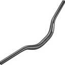 Boenoea Bike Riser Handlebar 25.4/31.8mm Length 620mm Aluminum Alloy Riser Bar(50mm 90mm 120mm), Black