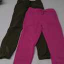 Real Essentials 2 Pack: Girls' Sweatpants - Active Fleece Jogger Pants (Size: XS-S)