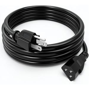 D2 NEMA Power Cord KIT0257 for Traeger D2 Series Grills, 3-Prong Power Cable for Weber Grills, Power Cord for Power XL Grills, Replacement Cord for Bradley Electric Smokers, 6 ft, 1pcs