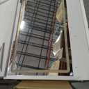 Haewon Vanity Desk with LED Mirror and 3 Light Modes, Makeup Vanity Table with Power Outlet, 4 Drawers and Hidden Storage Chair for Bedroom, White