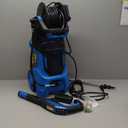 Electric Pressure Washer 4000 PSI Max 3.2 GPM, Smart Power Washer with Touch Screen Adjustable Pressure, 4 Nozzles and Foam Cannon, for Cars, Patio and Floor Cleaning (Blue)