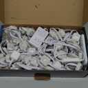 Permanent Outdoor Lights, 100ft Smart Eave Lights with 72 LED Lights, IP67 Waterproof, App Control, Outdoor String Lights, DIY RGB+IC Outdoors Light for House Christmas Decorations, White