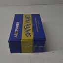 Auxpower RGB 4 Gang Switch Panel A24 Auxiliary Switch Panel with Relays Box 3 Lighting Modes Auto Dimmable Backlit Switch Panel 12V Waterproof Off Road Control Panel for Truck Marine UTV Car