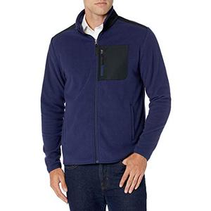 Amazon Essentials Men's Full-Zip Fleece Jacket Size M