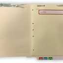 Tabbies Side Tab Medical Chart Divider Sets, 8-Tab, Assorted Medical, 11 X 9, Manila, 40 Sets