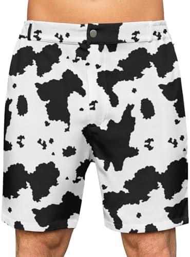 LEOPOM Funny Men's Golf Shorts Fun Work Polo Dress Short for Men Lightweight Quick Dry Multi-Pocket L