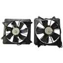Pack of 2 AC Cooling Radiator Fan Assembly Left & Right Set Compatible with 2008-2012 Honda Accord 2.4L # HO3113123 611130 621-357