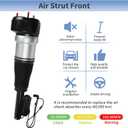 Front Air Shock Absorber For 2WD 2007-2012 Mercedes-Benz W221 S350 S400 S550 S600 S63AMG S65AMG OE 2213204913 2213209313