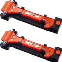 LOYMR 2 PCS Car Safety Hammer, Window Breaker Seatbelt Cutter, Glass Breaker, Car Window Glass Hammer Breaker and Auto Safety Seatbelt Cutter 2-in-1 Rescue Disaster Escape Tool