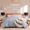 YnM Weighted Blanket Queen 20lbs, The Heavy Oversized Weighted Comforter, Warm & Fluffy Throw (Neutral Grey, 20lbs, 90" Lx90 W), 90 in x 90 in 20 lb