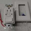 GFCI Outlet, Tamper Resistant GFCI Receptacle with Combination Switch, ETL Listed, Back &Side Wire, White (TR15Amp)