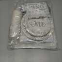 Winter Onederland 1st Birthday Decoration,Snowflake Party Decoration Include Plate,Napkin,Tablecloth,Banner,Balloon Arch First Birthday Decorations for Winter Wonderland PartySilver