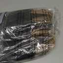 BagDream 50 Pack 3.5x2.4x6.7 Inches Small Kraft Paper Gift Bags with Handles Bulk Mini Party Favor Bags Candy Bags 100% Recyclable Black Paper Bag