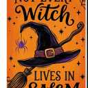 Fall Halloween Garden Flag 12x18 Not Every Witch Lives in Salem Yard Decor