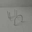 Jantens Hose Holder, Heavy Duty Steel Hose Hanger Wall Mount for Outside, Powder Coated Vinyl Fence Hook for Expandable Hose, Hose Reel, Water Hose, Pocket Hose, Flexible Hose (White)