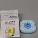 Visual Timer for Kids, 60 Minute Countdown Timer with Silent Operation for Homeschool Supplies, Time Management Tool for Kids Desk, Homework, Study, Classroom, Kitchen