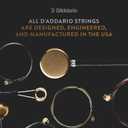 D'Addario Kaplan Amo Violin Strings - Full Set - KA310 4/4M - Violin Strings - 4/4 Scale, Medium Tension