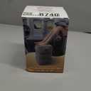 JefDiee Inflatable Foot Rest Pillow, Kids Airplane Bed, Adjustable 3 Layers Height Leg Rest Pillow, Airplane Travel Essentials Great for Office, Home, Trains, Cars (Grey)