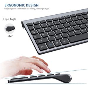 Wireless Keyboard and Mouse Combo