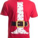 Holiday Costume Tees | Fun and Funny Christmas Novelty Shirts Unisex T-Shirts for Men (Red, XL)