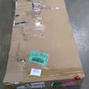 Queen Bed Frame with Storage Drawers, Upholstered Queen Size Platform Bed with 47" Tall Headboard and Wingboard, No Box Spring Needed, Noise Free, Easy Assembly, Wooden Support Slats, Beige