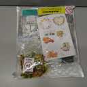 Winlyn 24 Sets Thanksgiving Suncatchers Ornaments Decorations DIY Window Paint Art Suncatchers Craft Kits Turkey Pumpkin Sun Catchers for Kids Classroom Activity Autumn Harvest Party Art Project