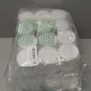 36 Pack 4 OZ Plastic Jars Round Clear Cosmetic Container Jars with White Lids, Eternal Moment Plastic Slime Jars for Lotion, Cream, Ointments, Makeup, Eye shadow, Samples, Potravel Storage