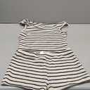 SOLY HUX Women's 2 Piece Striped Off The Shoulder Crop Tops and Mini Shorts Set Summer Y2K Going Out Outfits, Size M