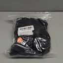 Fleece Dog Coat for Small Medium Dog,Pullover Pajamas Jumpsuit Bodysuit Puppy Coats with Legs, Pet Windproof Warm Cold Weather Jacket Full Body Vest Cozy Snowsuit Outfit Clothes (Black, M)